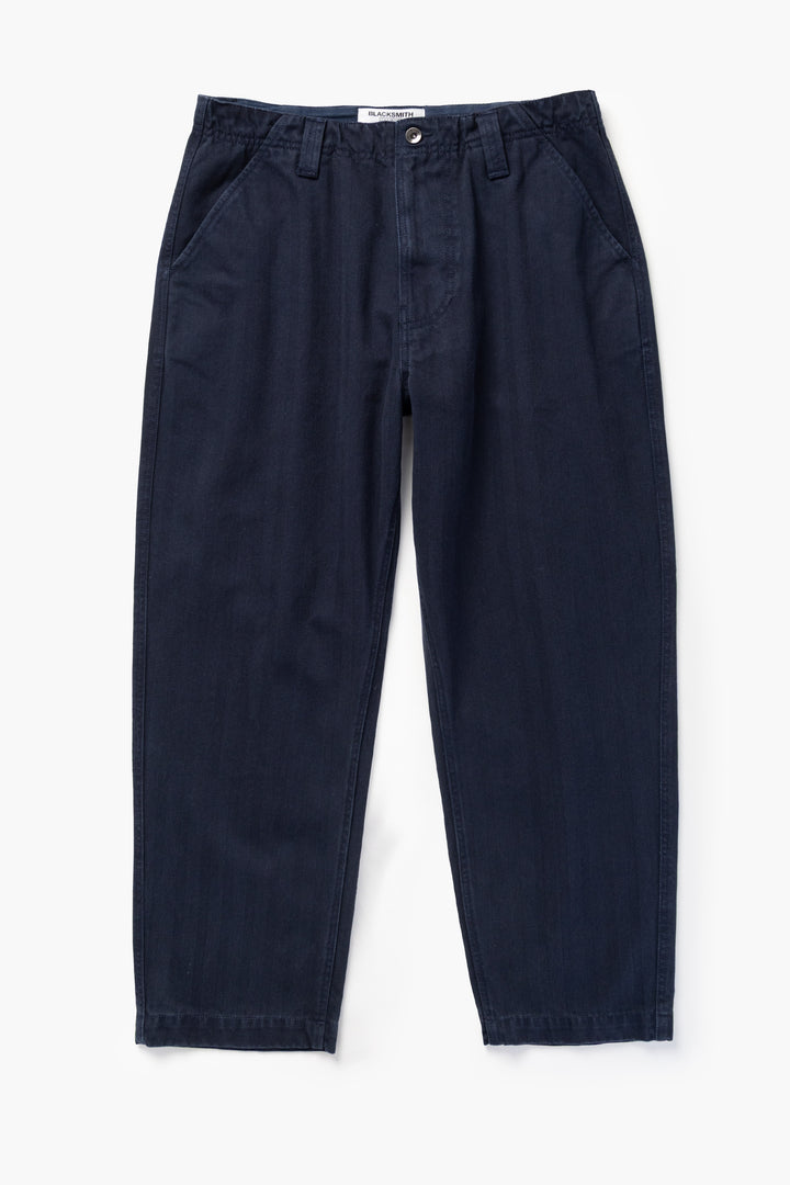 Blacksmith - Herringbone Work Pants - Navy