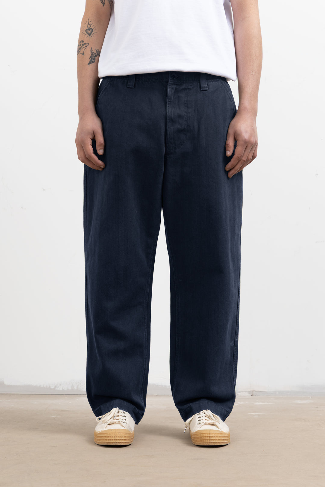 Blacksmith - Herringbone Work Pants - Navy