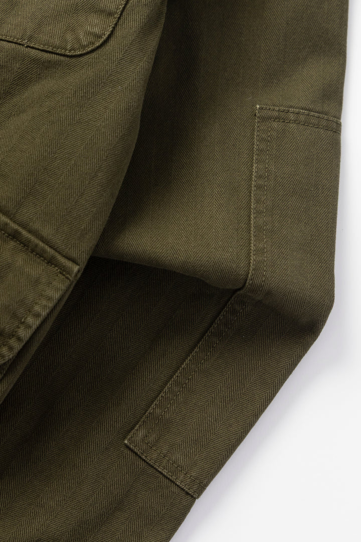 Blacksmith - Herringbone Jungle Jacket - Olive