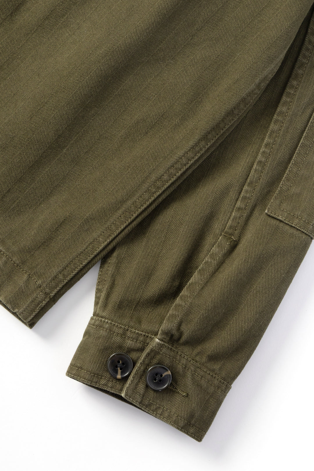Blacksmith - Herringbone Jungle Jacket - Olive