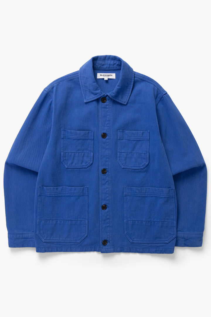 Blacksmith - Four Pocket Work Jacket - French Blue