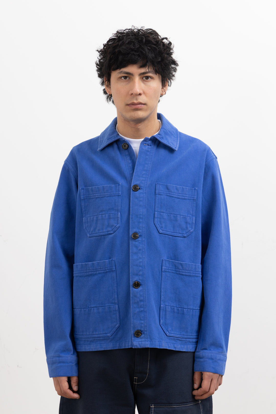Blacksmith - Four Pocket Work Jacket - French Blue