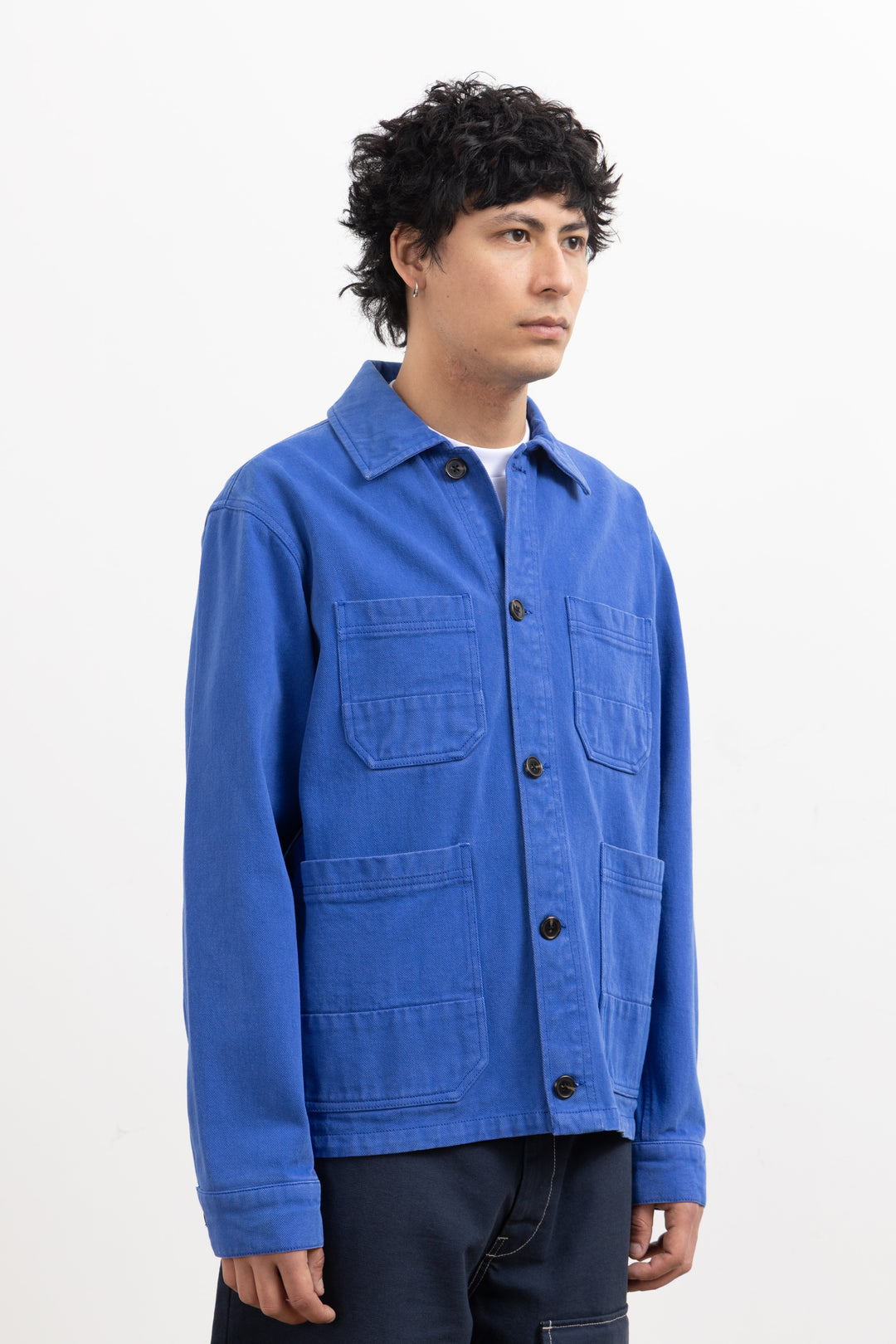 Blacksmith - Four Pocket Work Jacket - French Blue