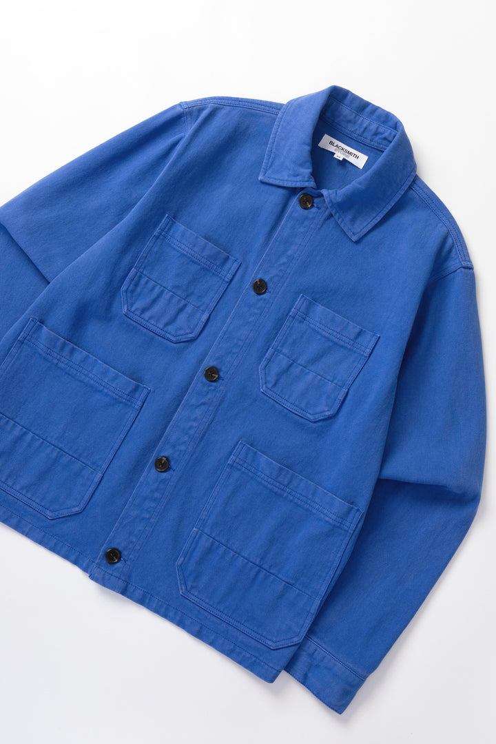 Blacksmith - Four Pocket Work Jacket - French Blue