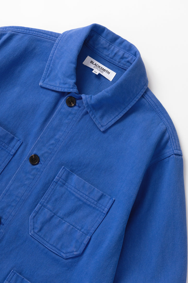 Blacksmith - Four Pocket Work Jacket - French Blue