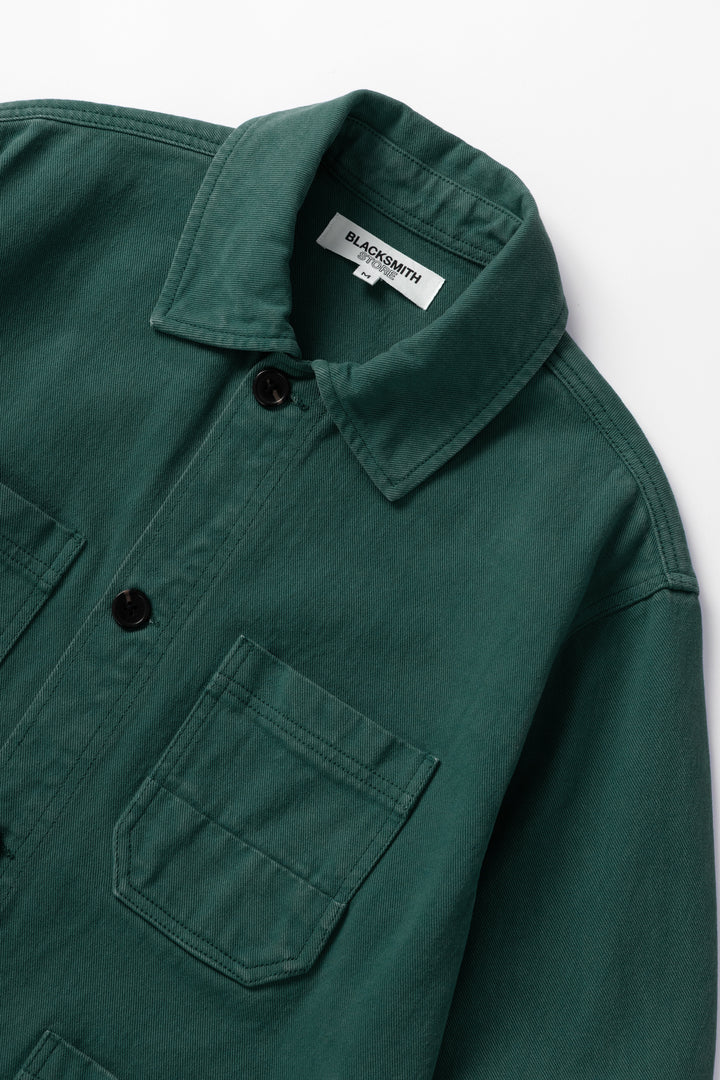 Blacksmith - Four Pocket Work Jacket - Evergreen