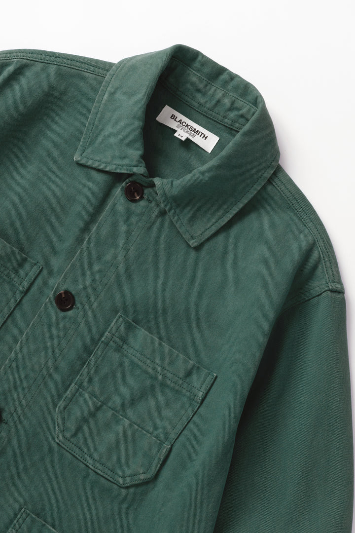 Blacksmith - Four Pocket Work Jacket - Evergreen