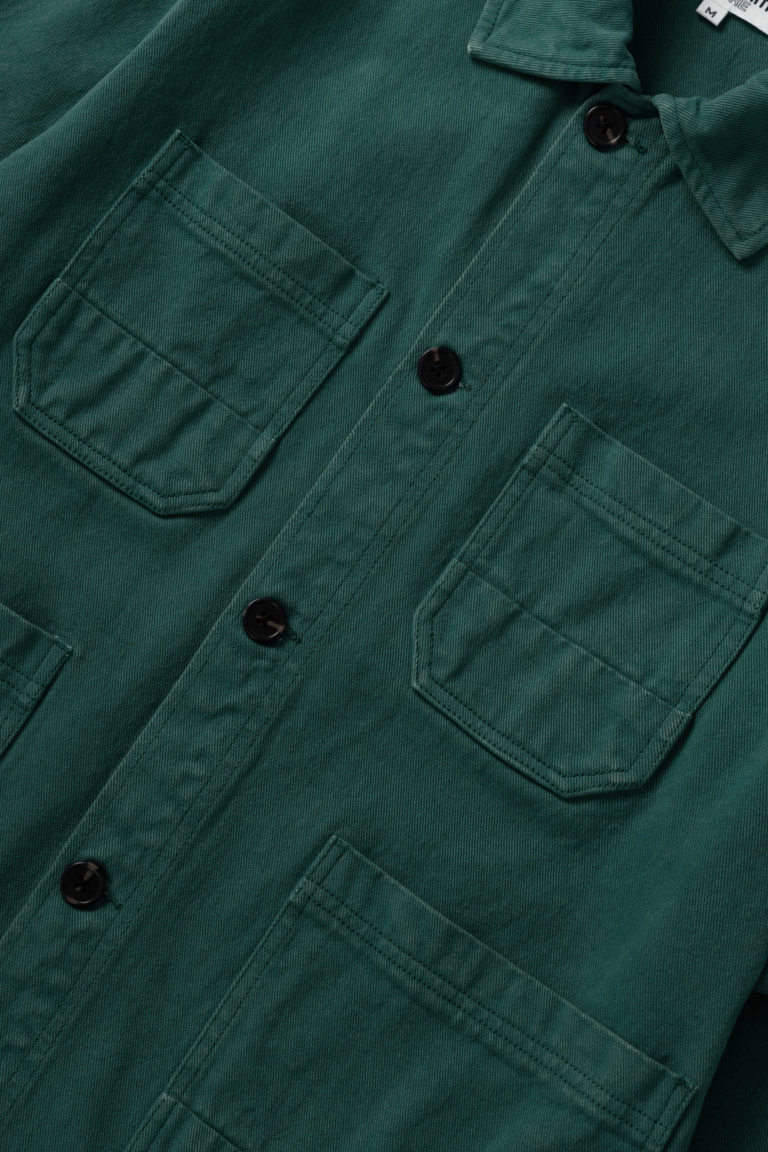 Blacksmith - Four Pocket Work Jacket - Evergreen