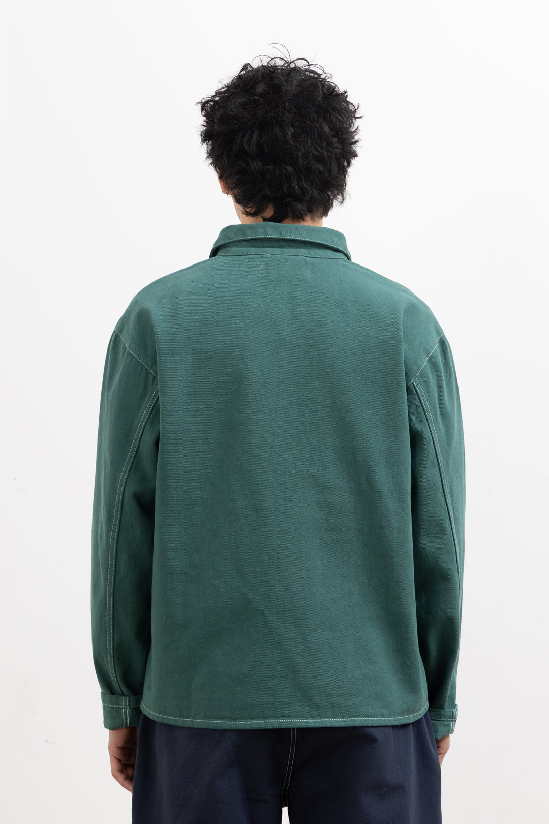 Blacksmith - Twill Two Button Popover - Evergreen