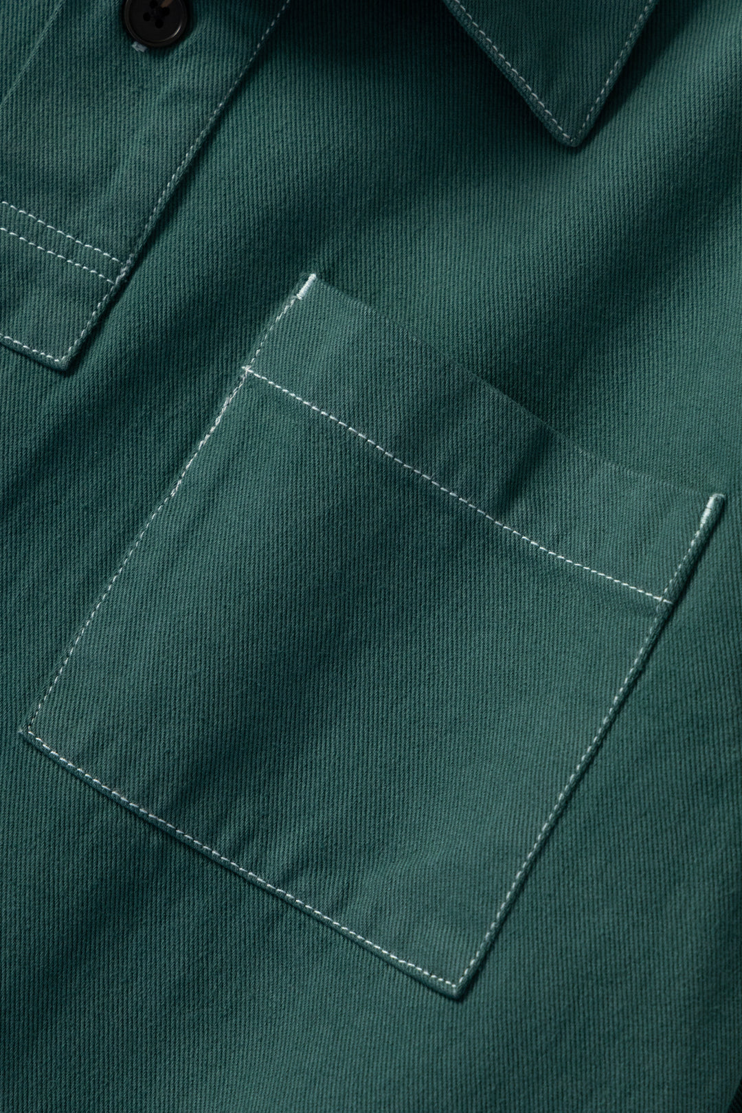 Blacksmith - Twill Two Button Popover - Evergreen