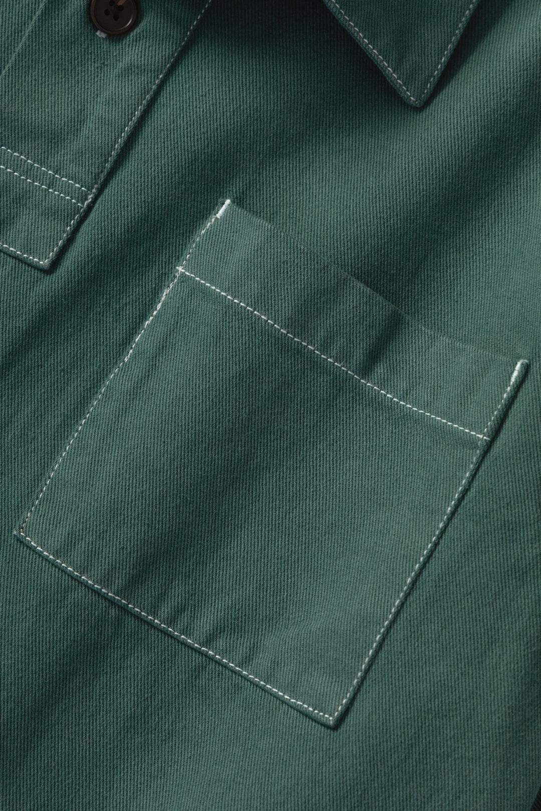 Blacksmith - Twill Two Button Popover - Evergreen
