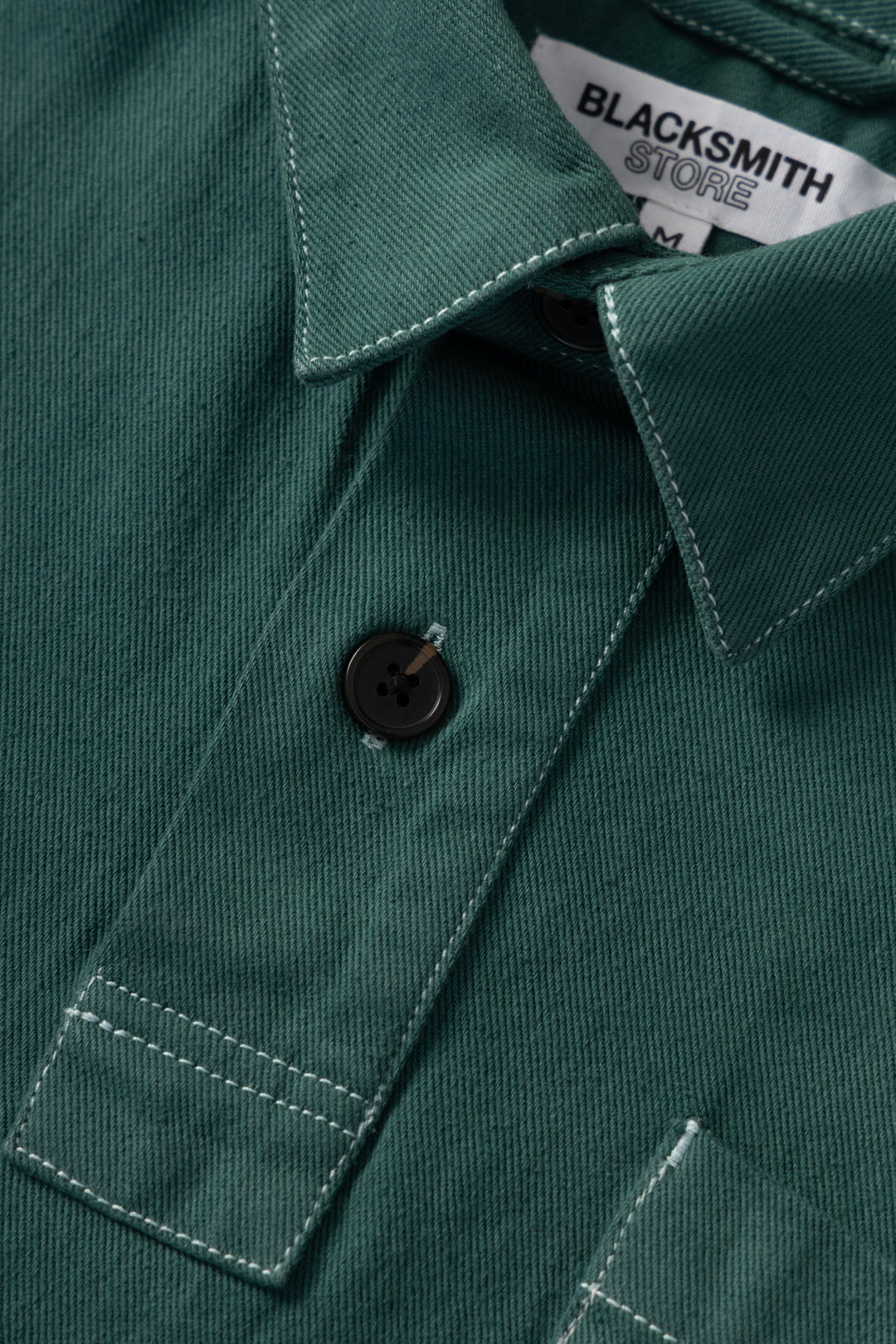 Blacksmith - Twill Two Button Popover - Evergreen