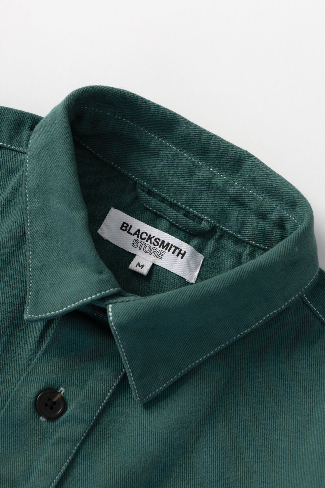 Blacksmith - Twill Two Button Popover - Evergreen