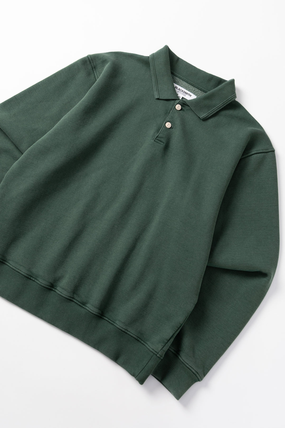 Blacksmith - Two Button Washed Rugby - Forest