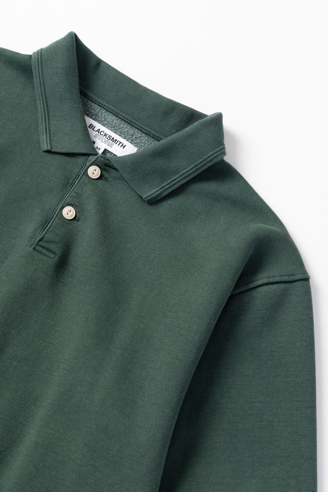 Blacksmith - Two Button Washed Rugby - Forest