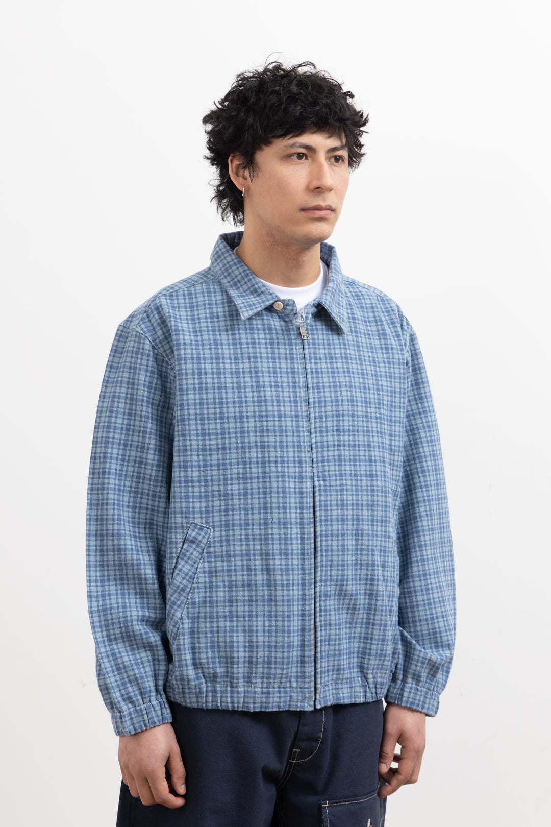 Blacksmith - Sports Harrington - Blue Check
