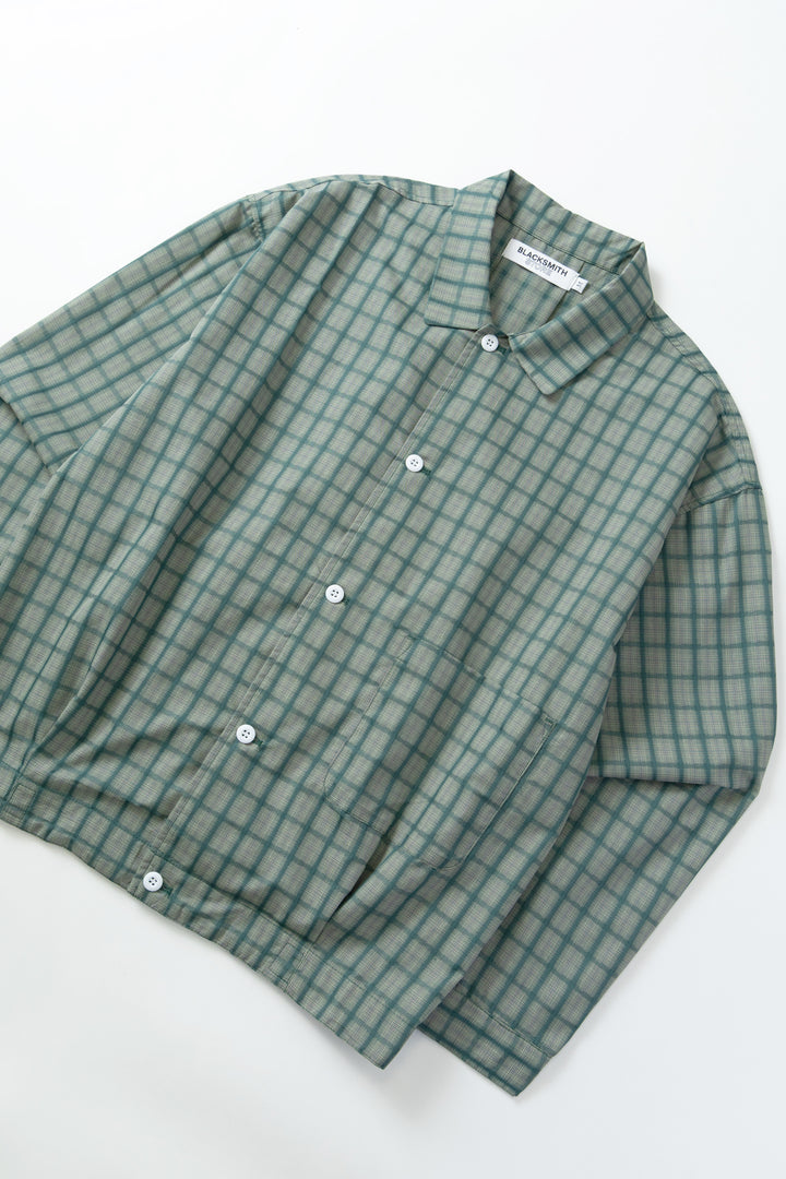 Blacksmith - 50's Blouson - Green Check