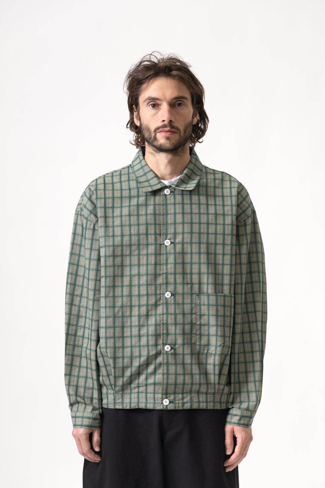 Blacksmith - 50's Blouson - Green Check