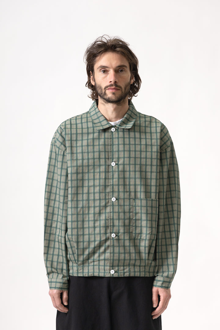 Blacksmith - 50's Blouson - Green Check