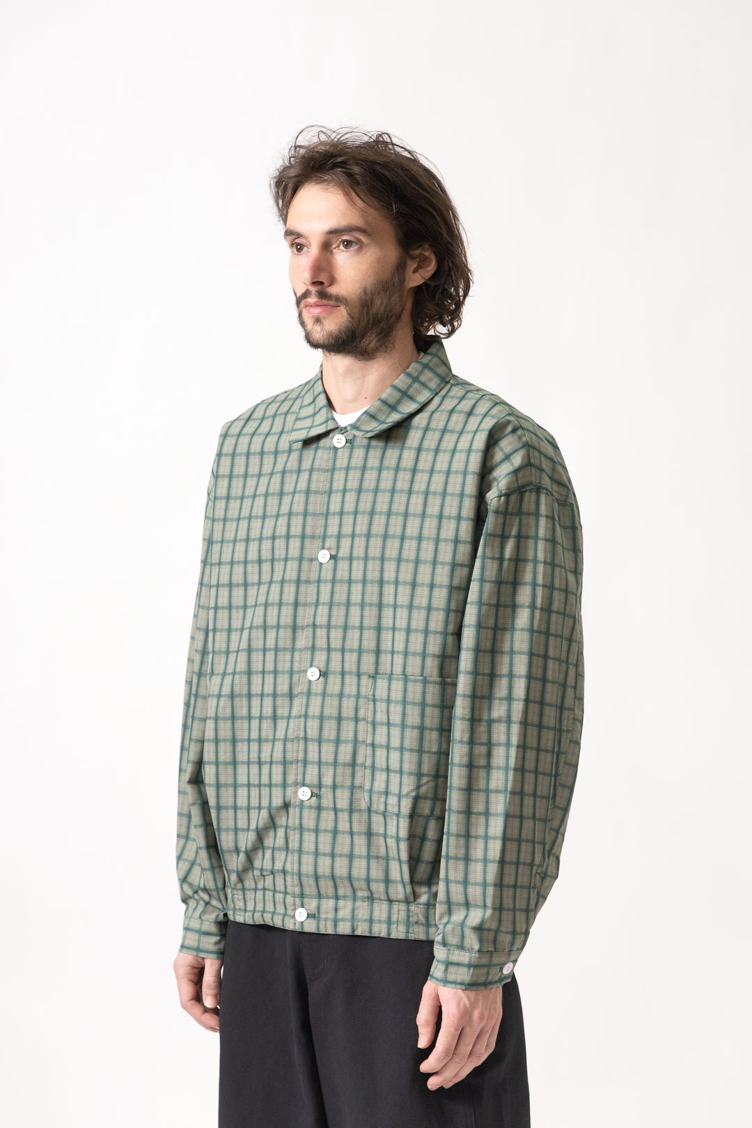 Blacksmith - 50's Blouson - Green Check