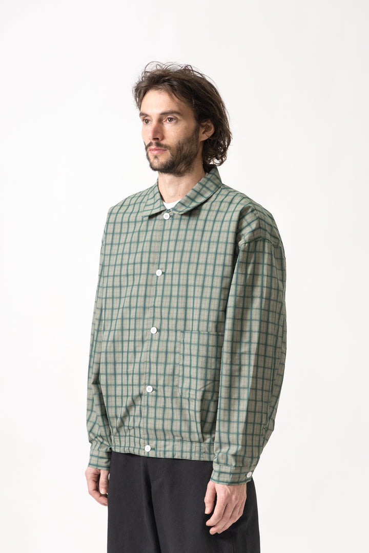 Blacksmith - 50's Blouson - Green Check