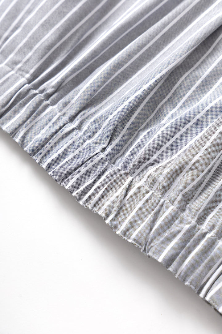 Blacksmith - Striped 50's Blouson - Grey