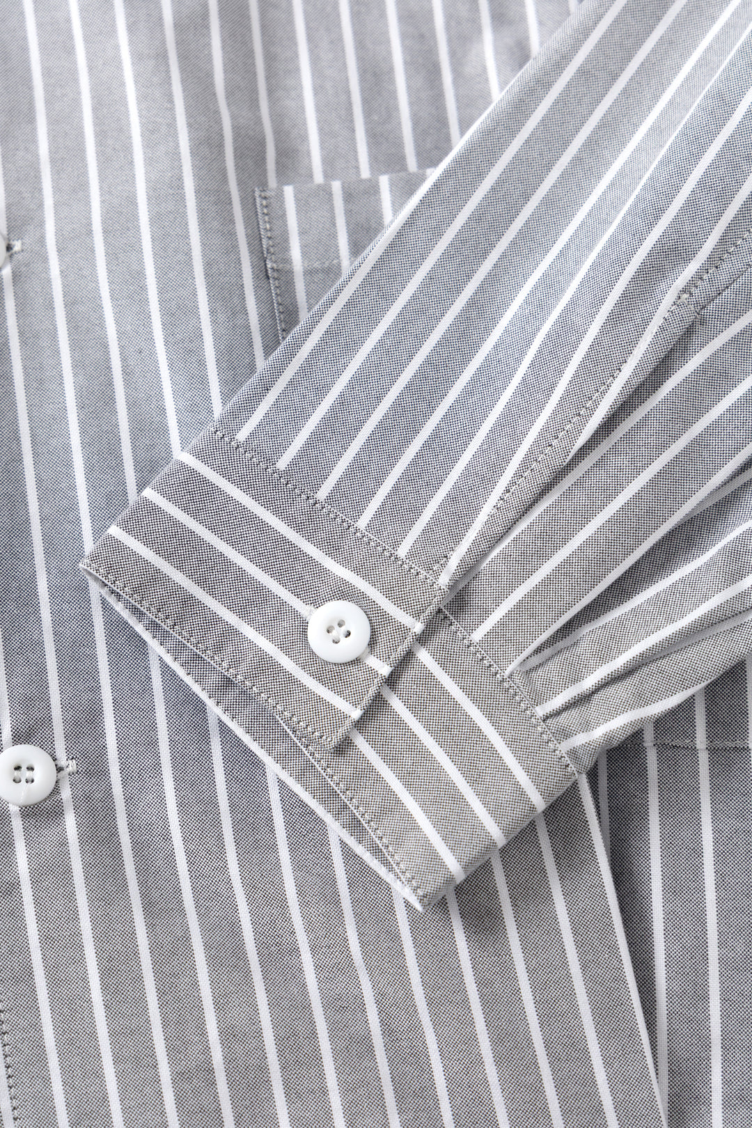 Blacksmith - Striped 50's Blouson - Grey