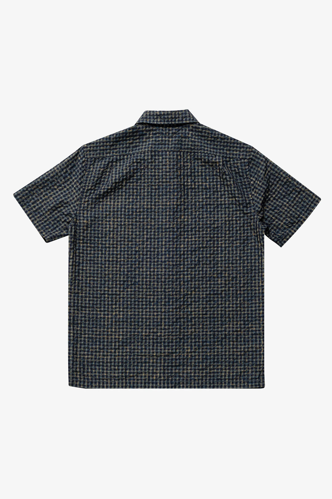 Brotherwolf - Check Short Sleeve Shirt - Navy