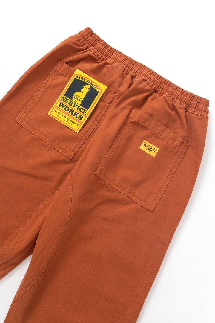 Service Works - Classic Chef Pants - Terracotta