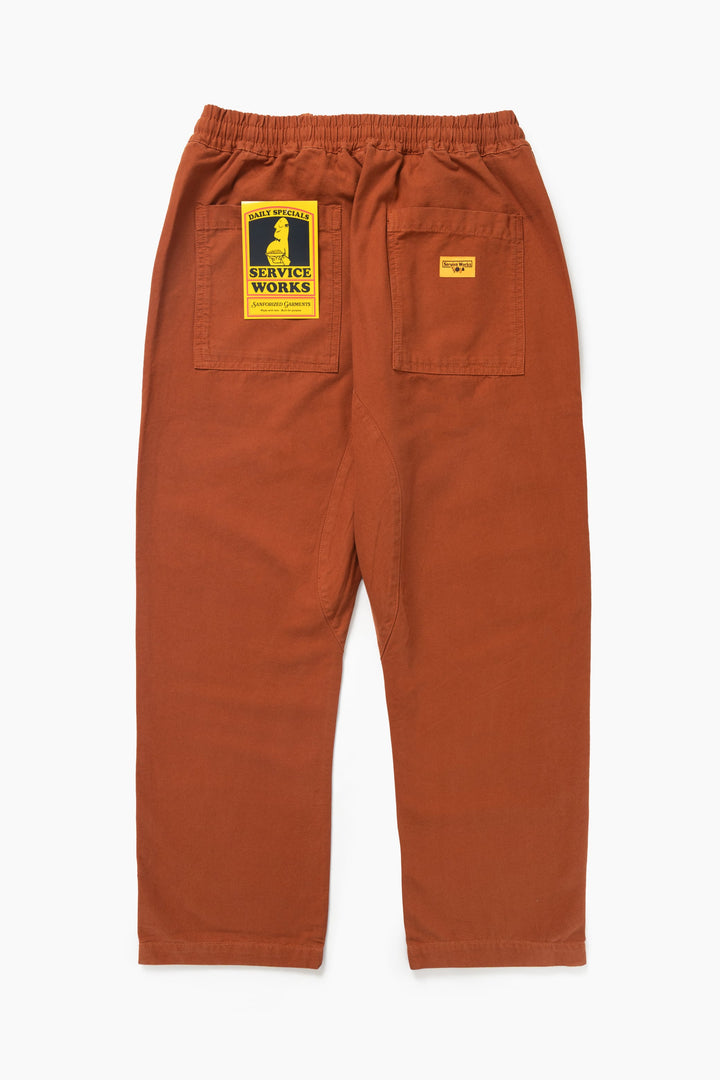 Service Works - Classic Chef Pants - Terracotta