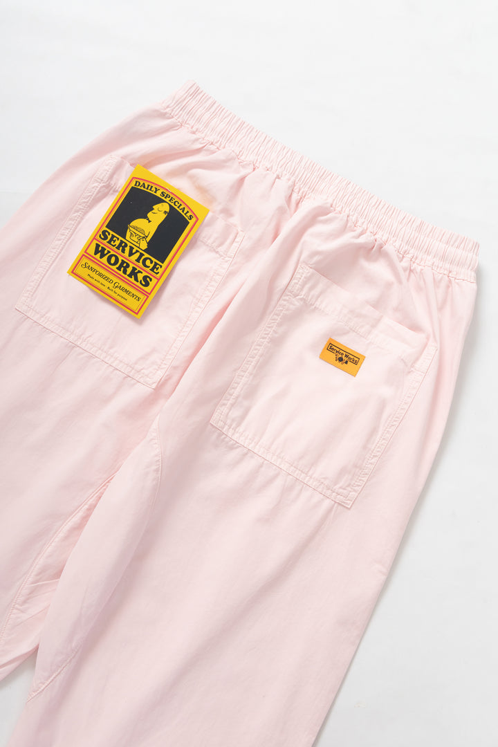 Service Works - Poplin Chef Pants - Dusty Pink