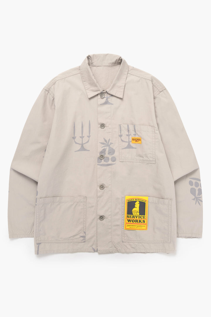 Service Works - Nourish Printed Chore Shirt - Stone