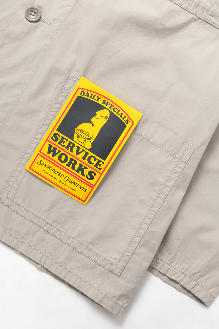 Service Works - Nourish Printed Chore Shirt - Stone