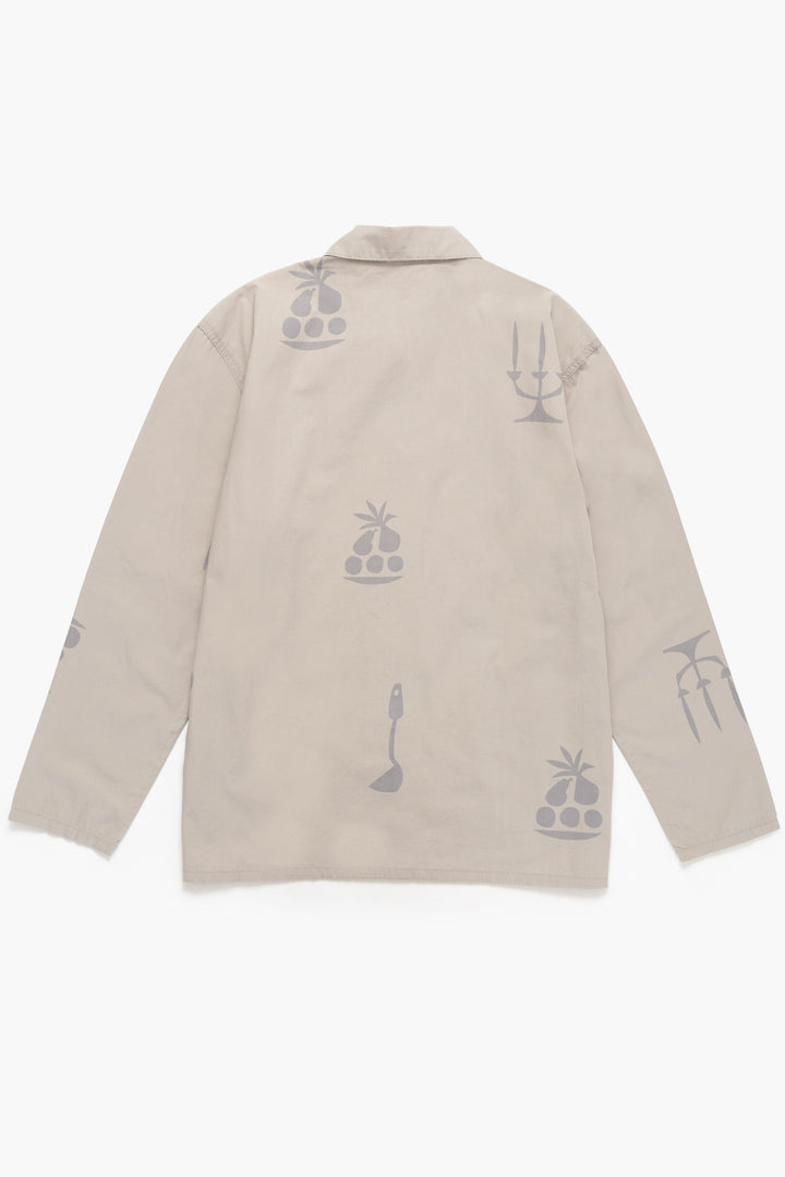 Service Works - Nourish Printed Chore Shirt - Stone