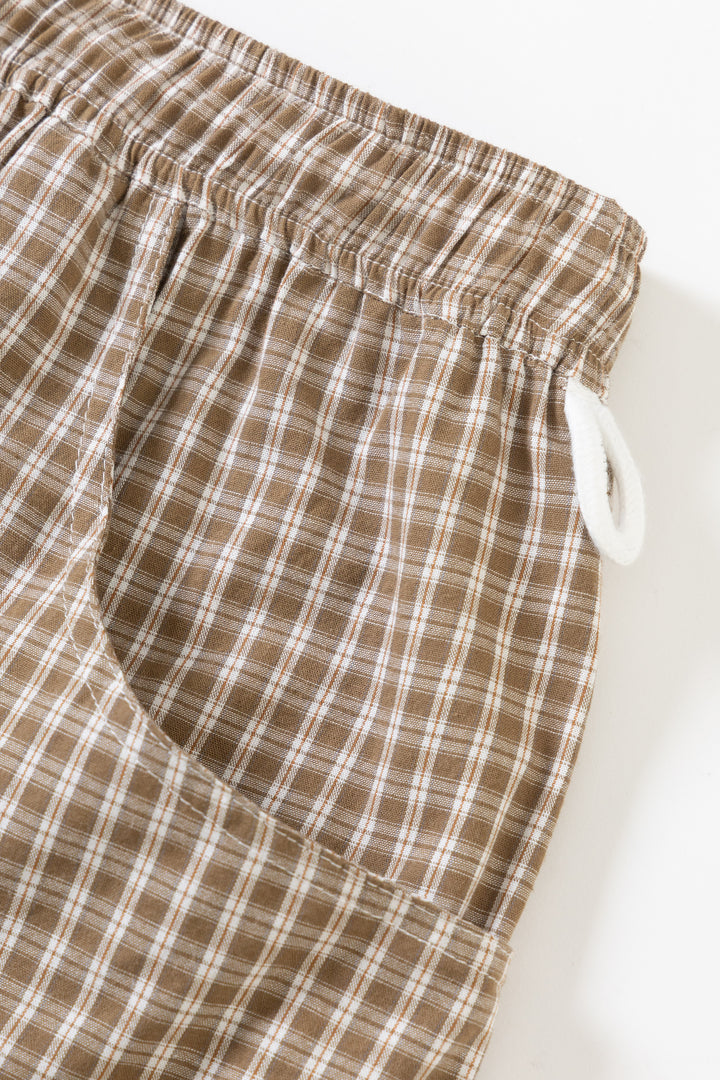 Blacksmith - Check Club Shorts - Tan