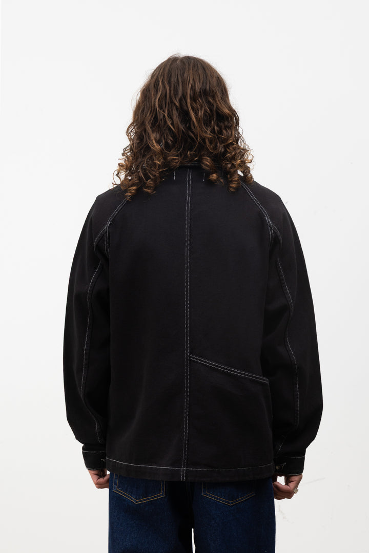 Blacksmith - Denim Coverall Jacket - Black