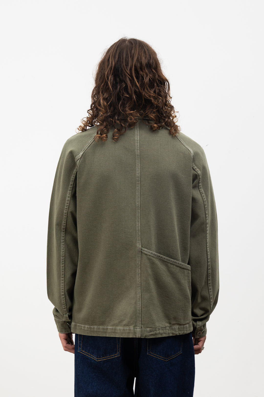 Blacksmith - Denim Coverall Jacket - Olive