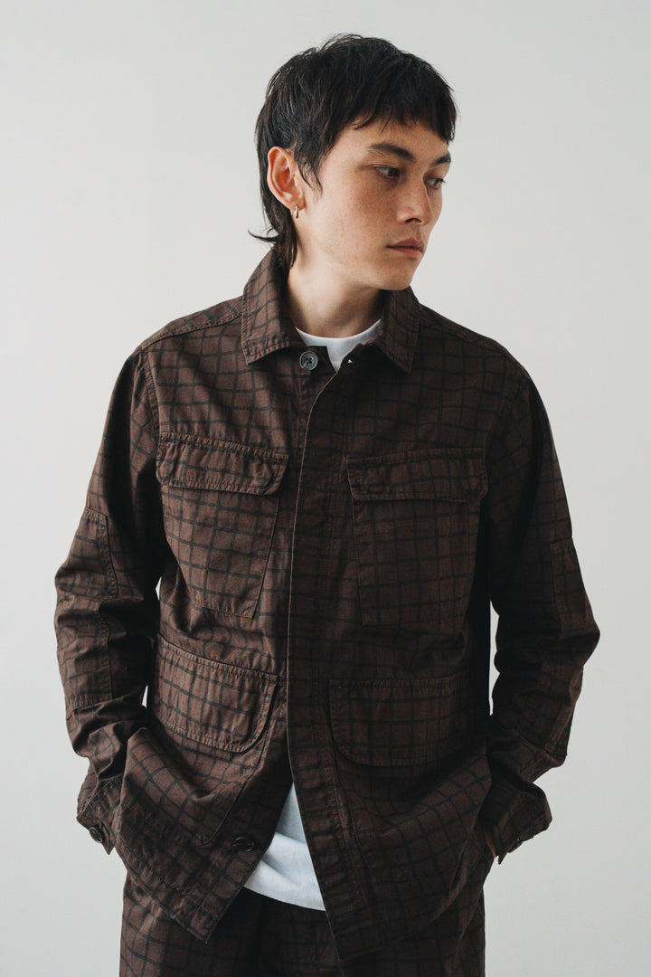Blacksmith - Grid Jungle Jacket - Brown