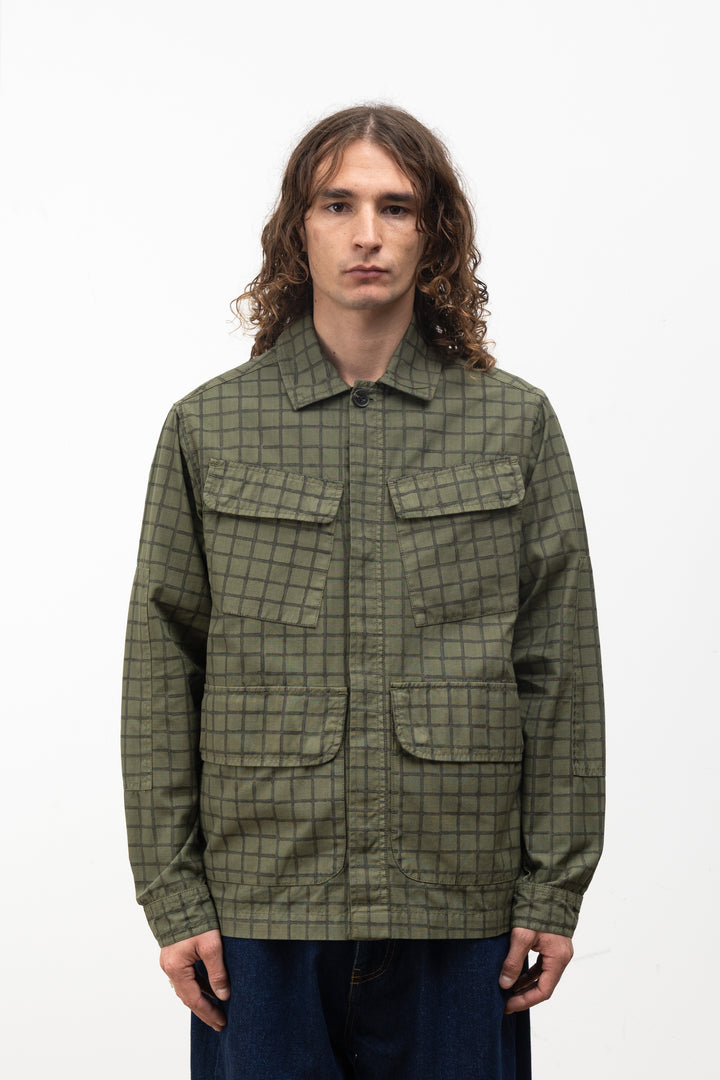 Blacksmith - Grid Jungle Jacket - Olive
