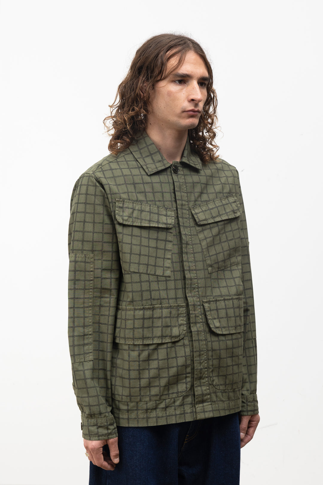 Blacksmith - Grid Jungle Jacket - Olive