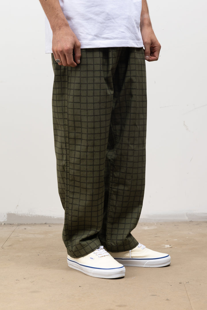 Blacksmith - Grid Work Pant - Olive