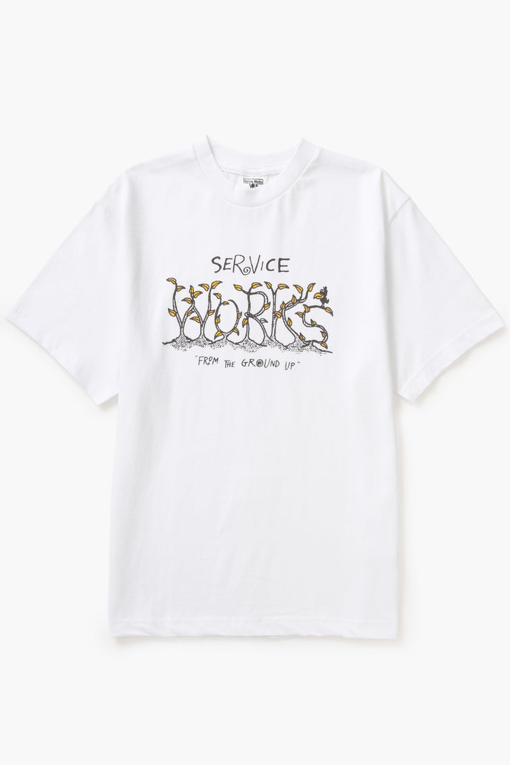 Service Works -  Ground Up Tee - White