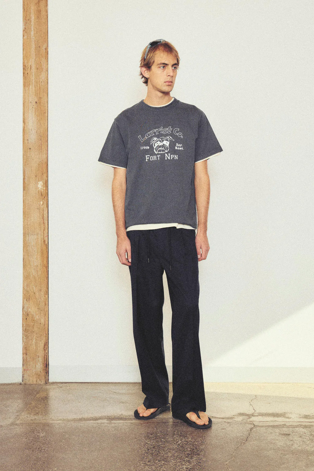 Larriet - Fort Npn Tee - Used Black
