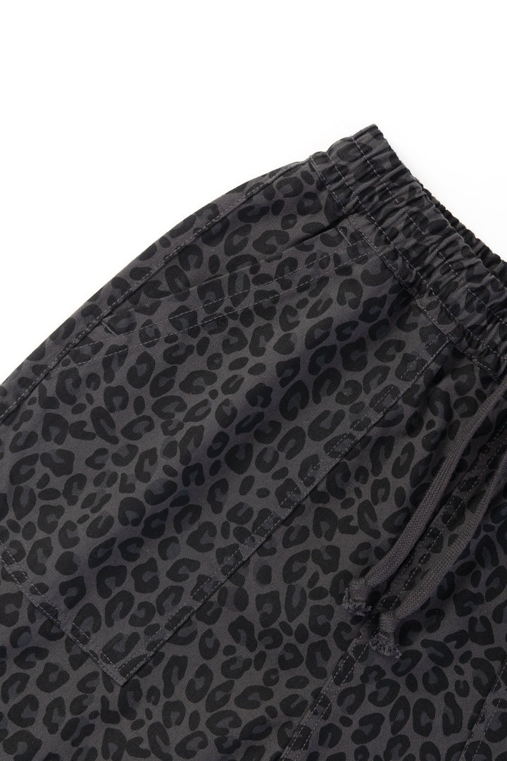 Service Works - Patterned Chef Shorts - Black Leopard
