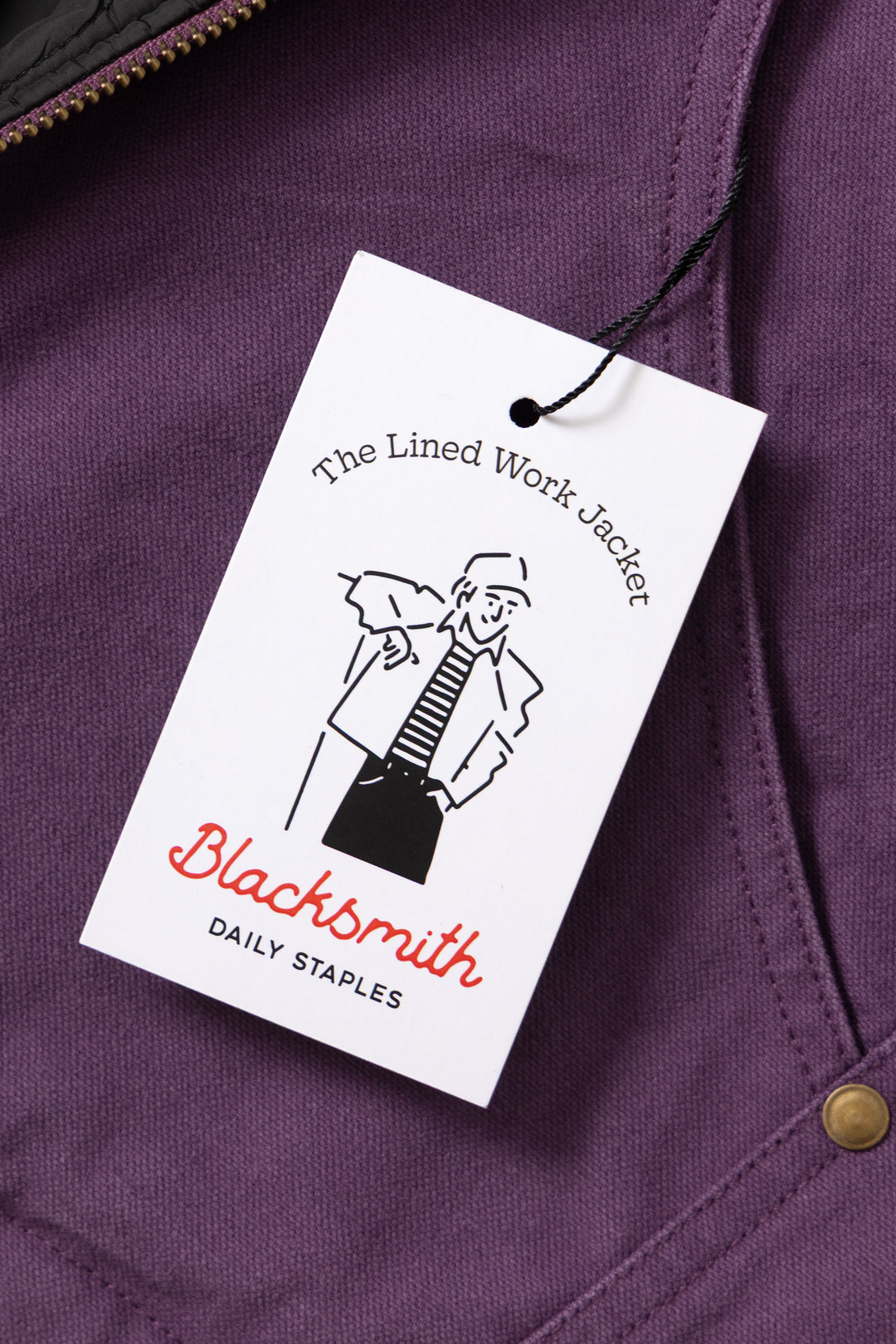 Blacksmith - Lined Work Jacket - Purple