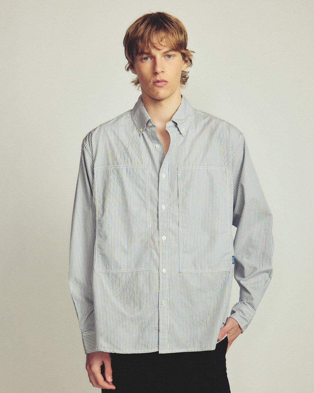 Larriet - Grant Shirt - Sky Stripe