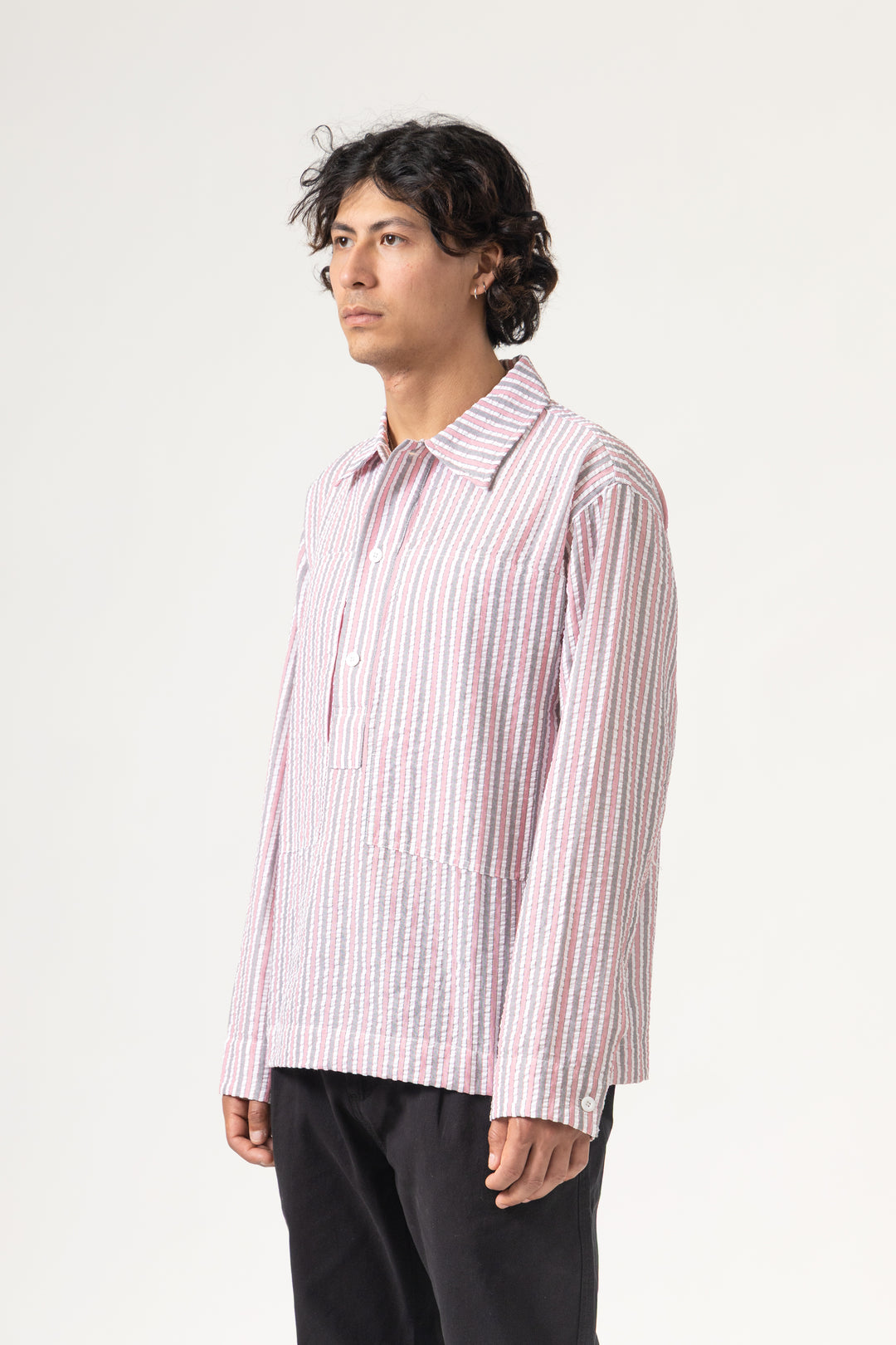 Blacksmith - Striped Military Popover - Red