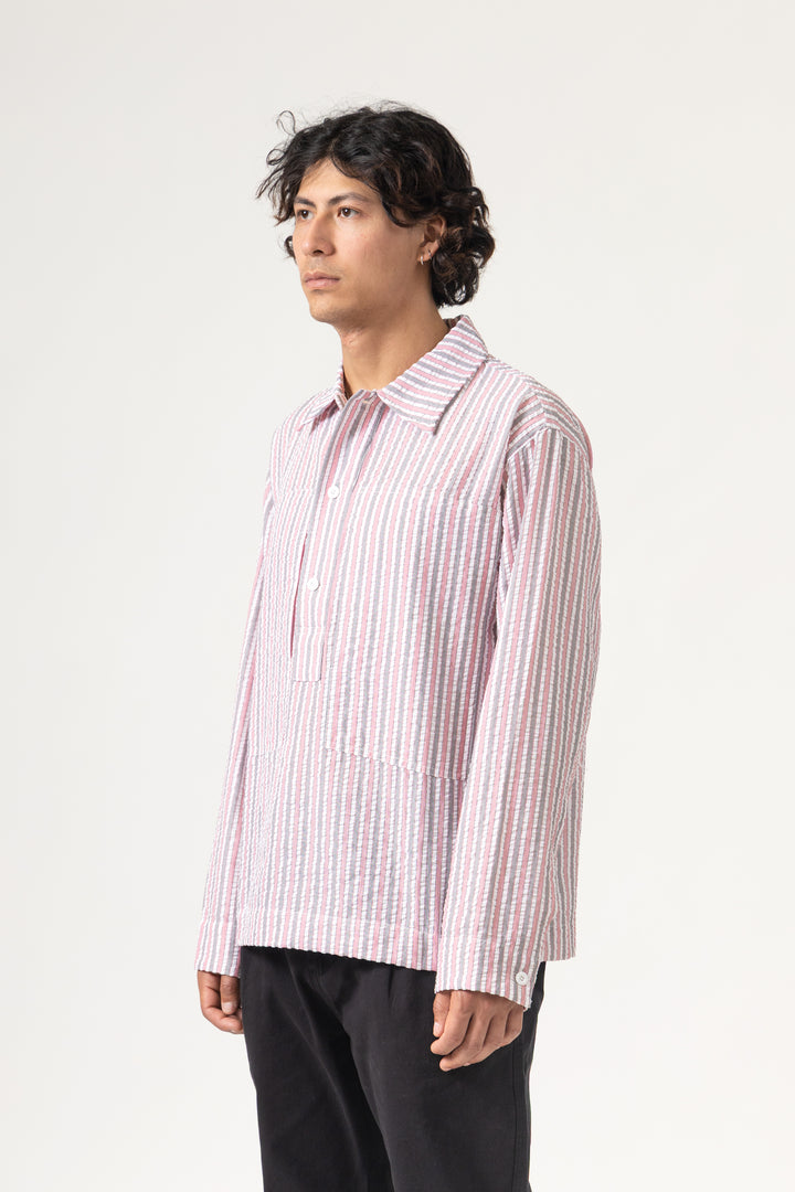 Blacksmith - Striped Military Popover - Red