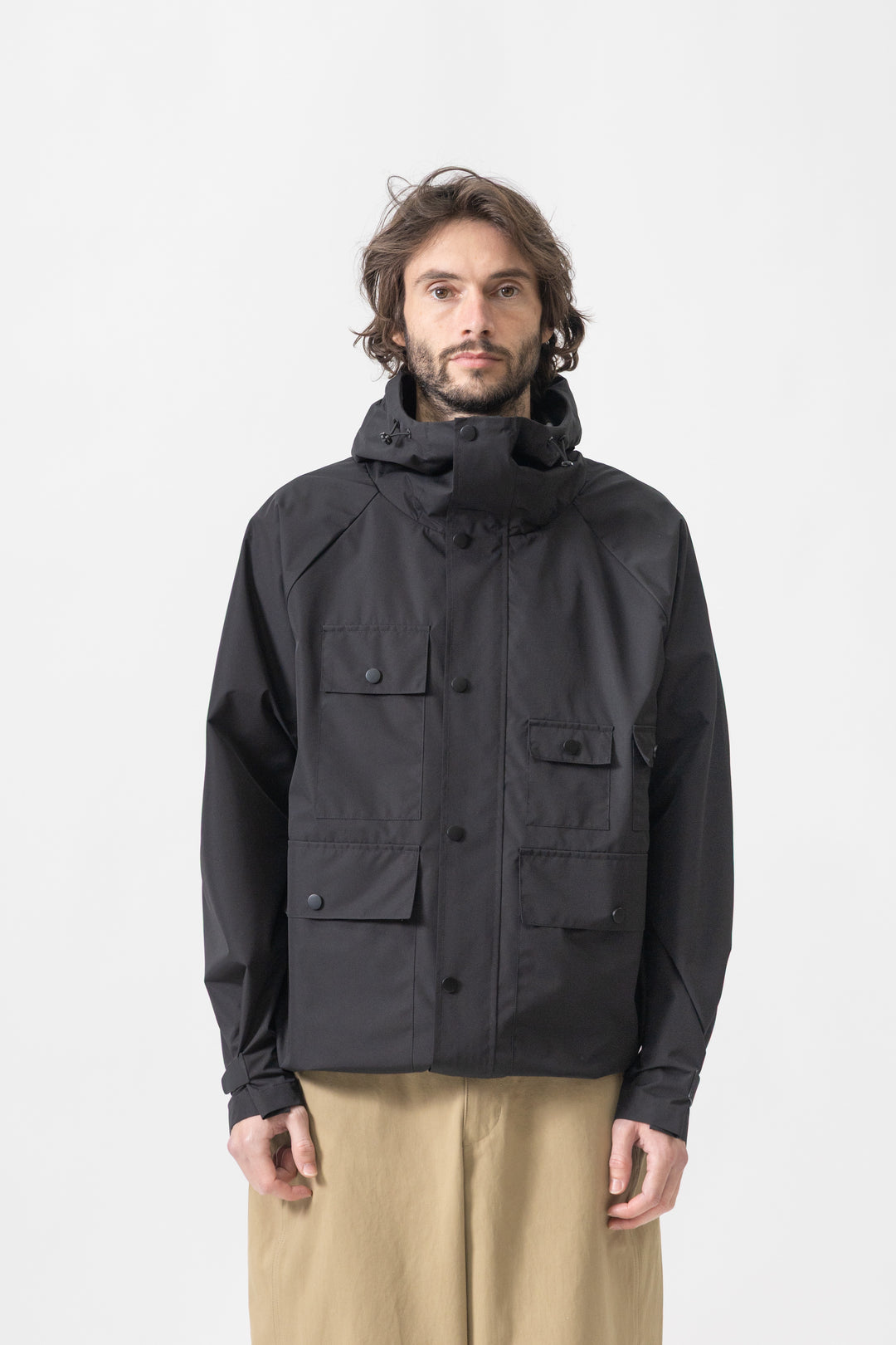Blacksmith - Multi Pocket Shell Jacket - Black