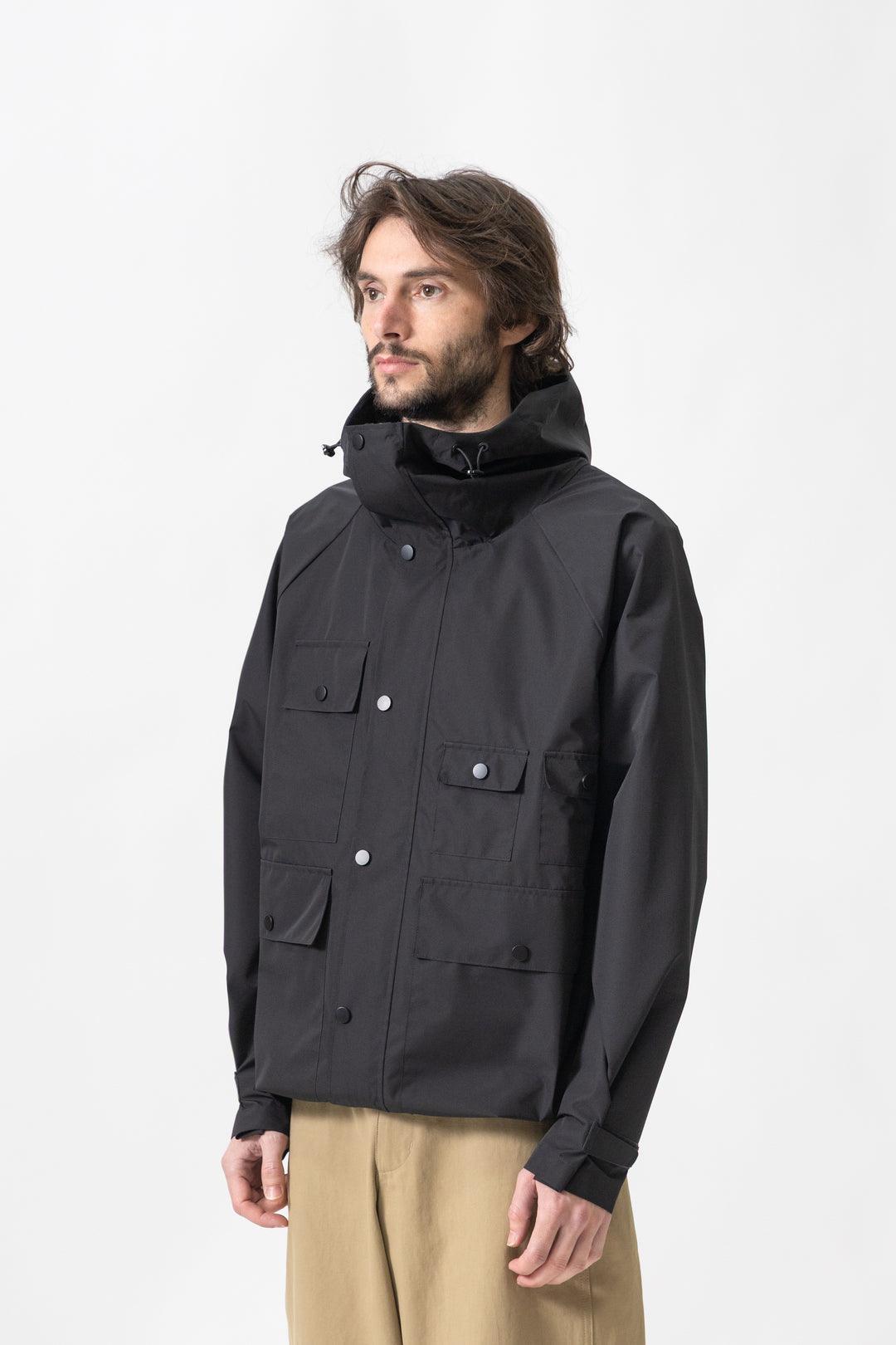 Blacksmith - Multi Pocket Shell Jacket - Black